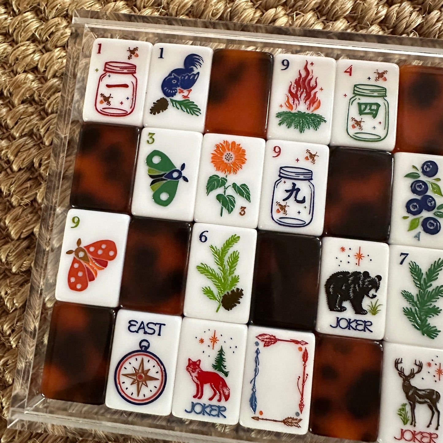Tortoiseshell Wildwood Tiles - FINAL sale