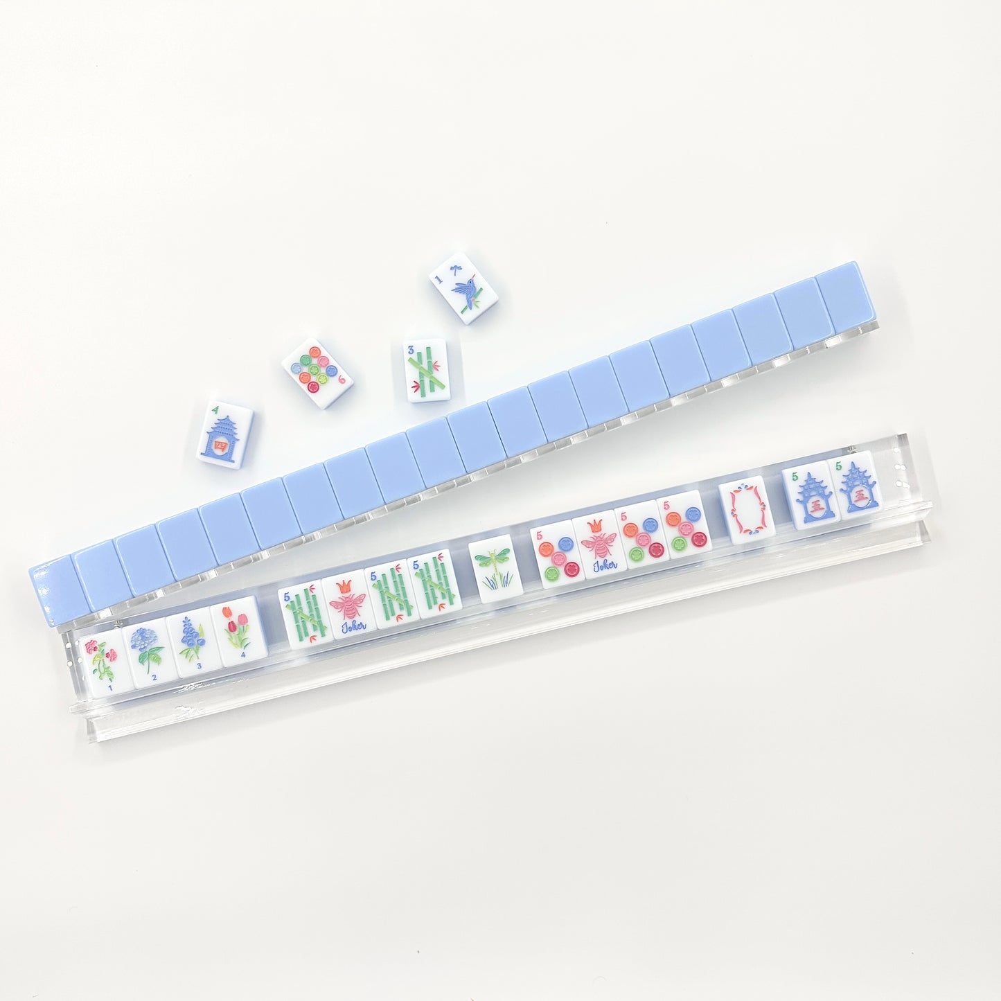 Scallop Acrylic Mahjong Racks