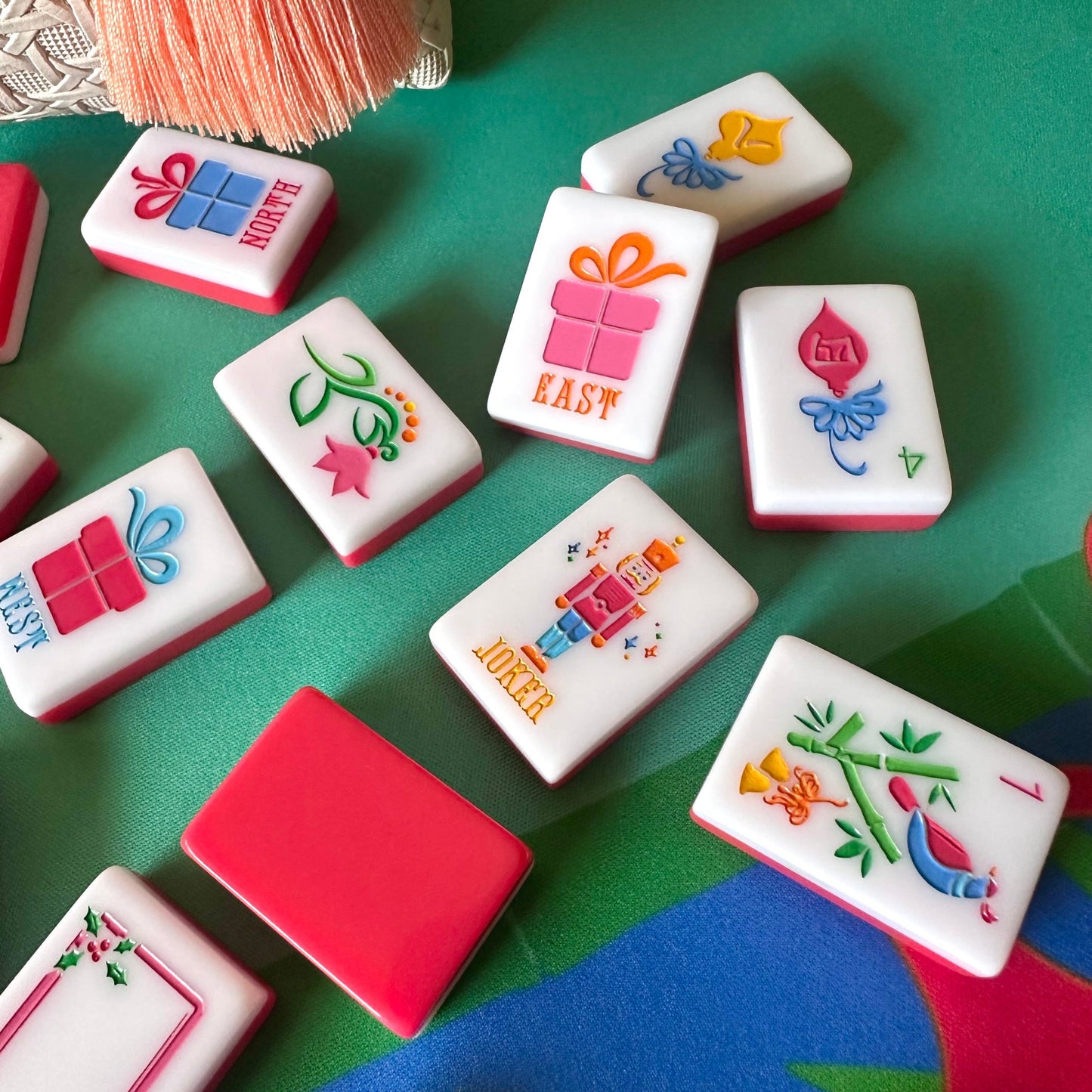 Holiday Soirée Mahjong Tiles - Mahjong Tiles