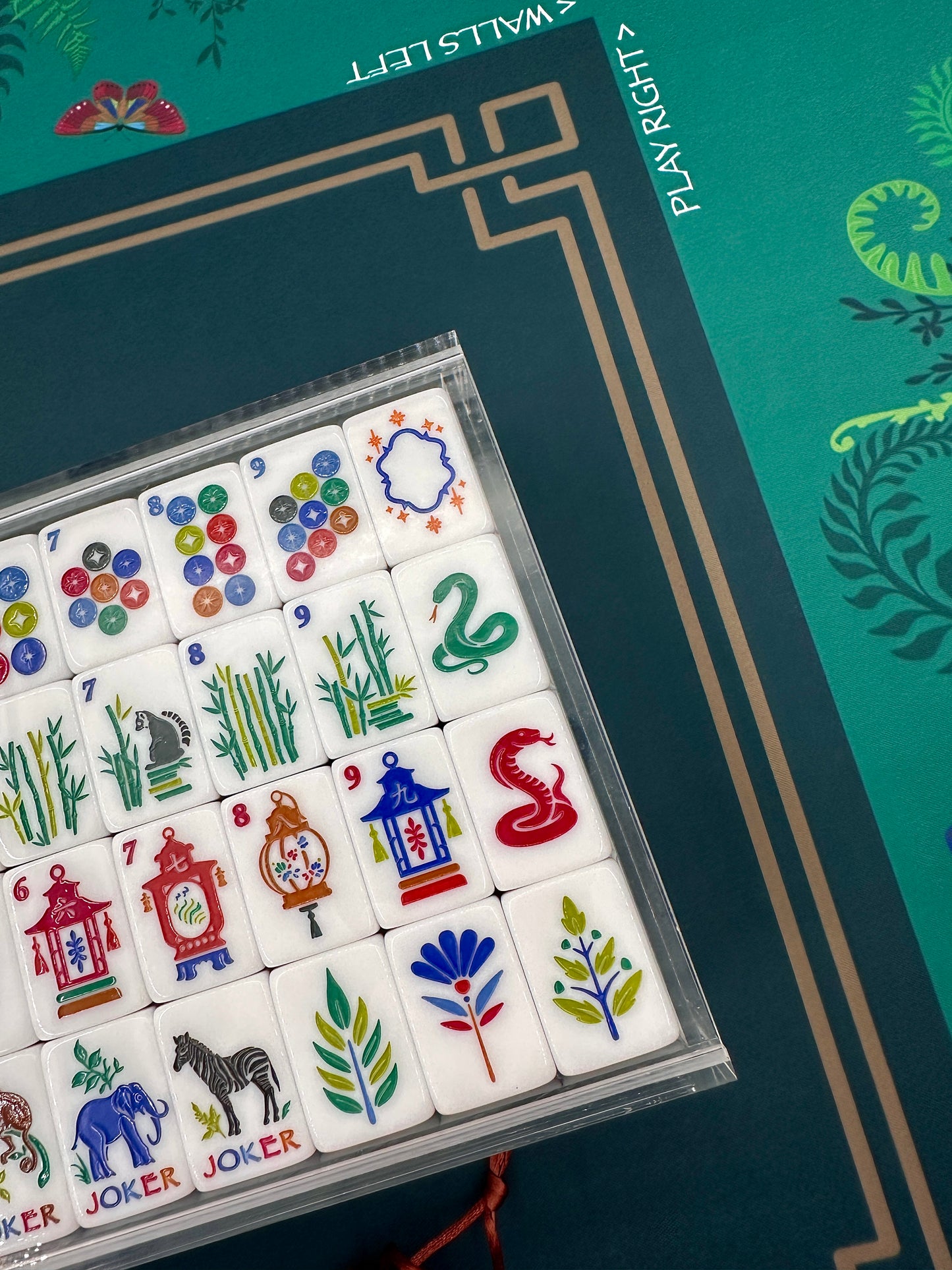 Mystical Menagerie Mahjong Set