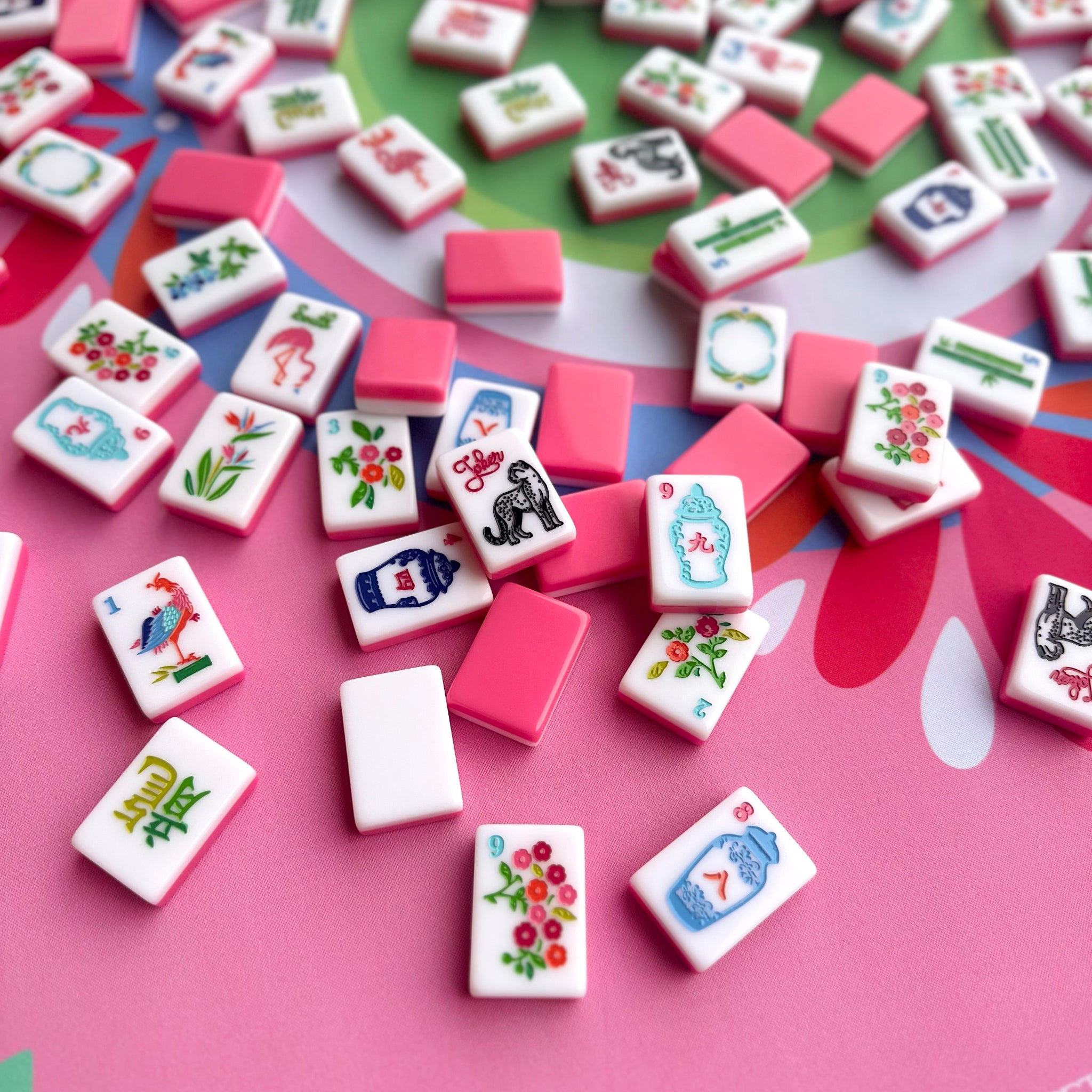 Pretty Mahjong Pattern Unique Beautiful Mahjong Tiles - Buy Mahjong Tiles – That Mahjong Moment