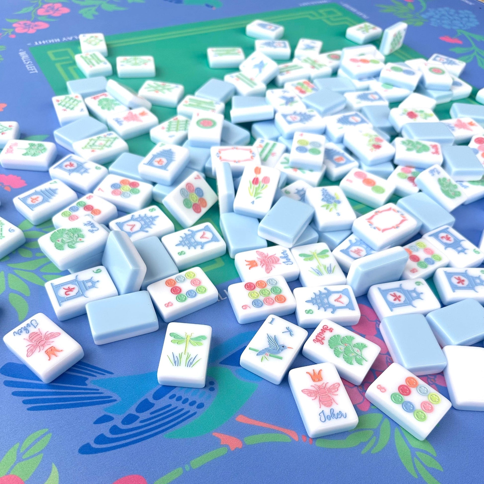 Secret Garden Mahjong Tiles - Mahjong Tiles