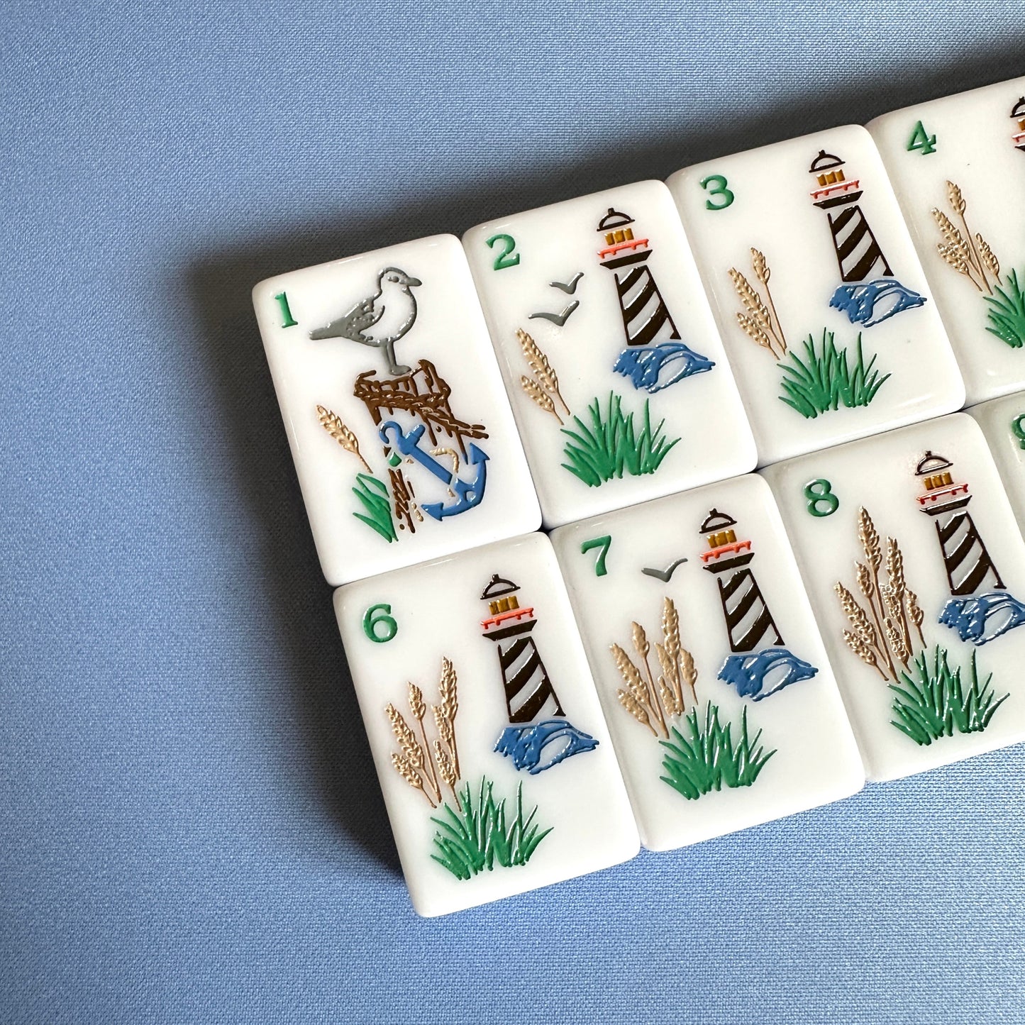 Maritime Mahjong Tiles