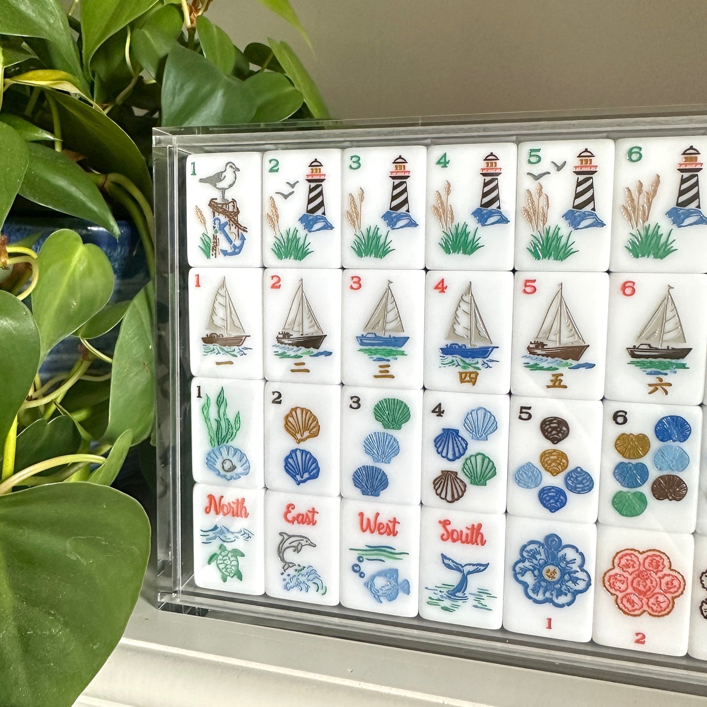 Maritime Mahjong Tiles