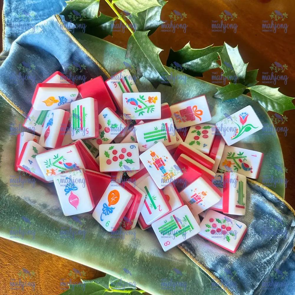 Holiday Soirée Mahjong Tiles - Mahjong Tiles
