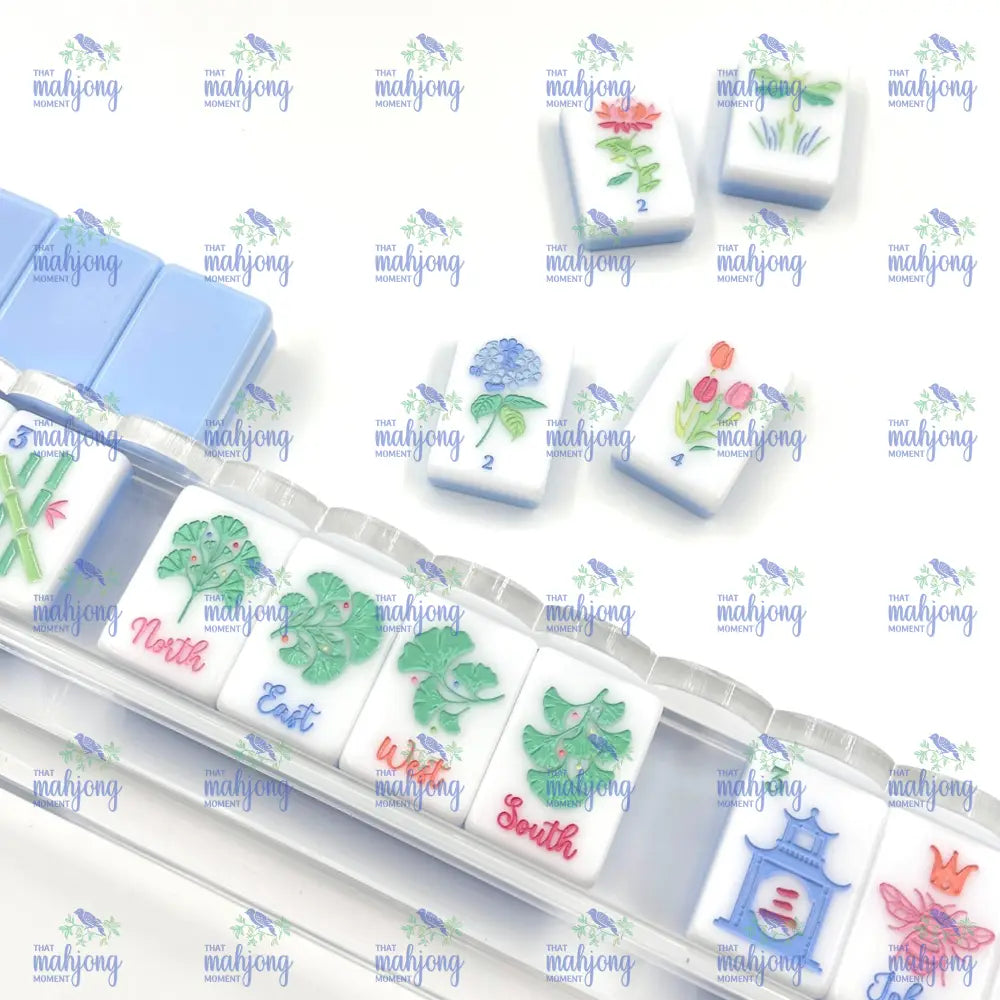 Scallop Acrylic Mahjong Racks - Racks and Pushers