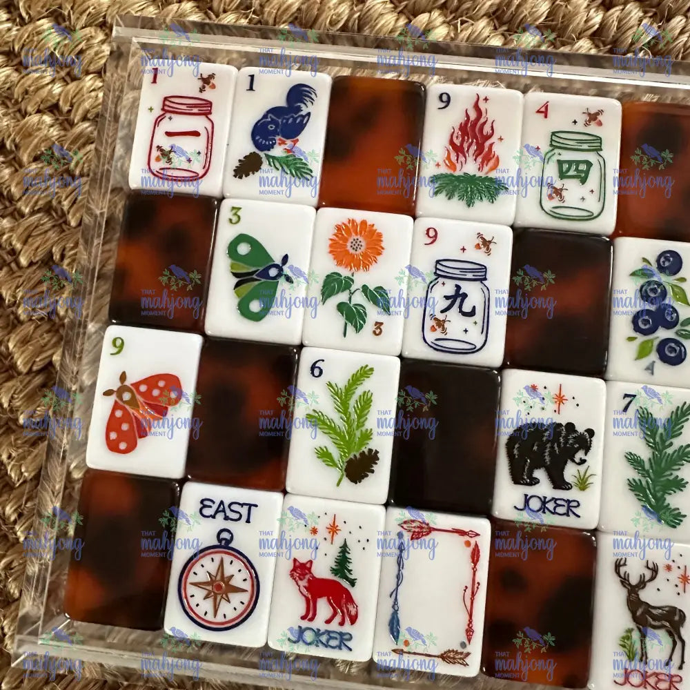 Tortoiseshell Wildwood Tiles - FINAL sale